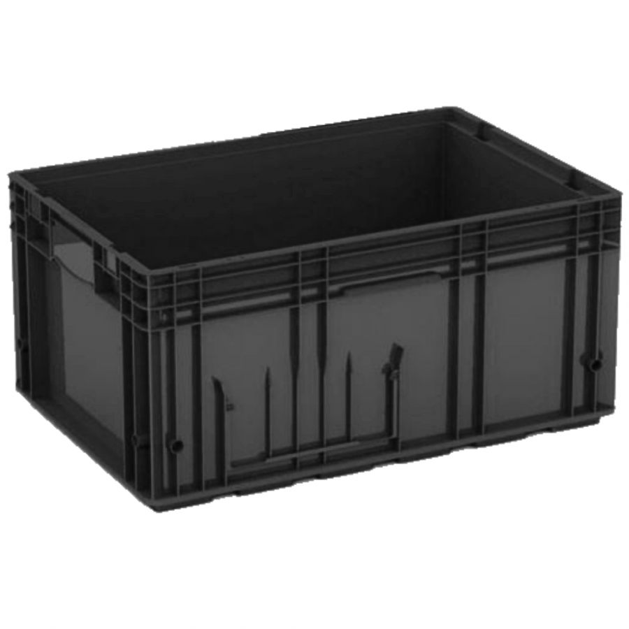 Пластиковый ящик 600x400x280 мм Арт. R-KLT-6429 ESD